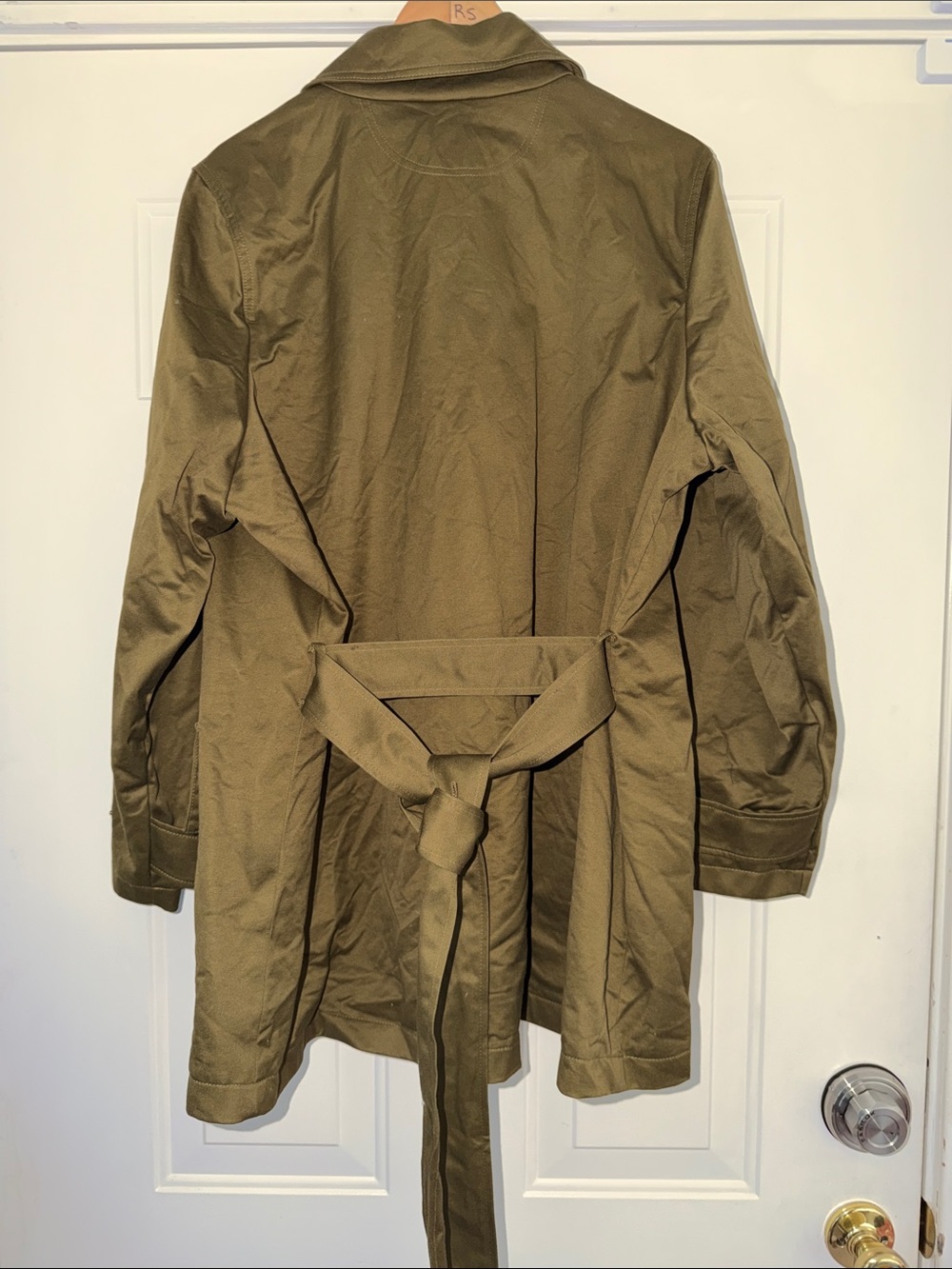 Caslon Olive Utility Tie-Waist Jacket. Size 3X - Picture 7 of 8